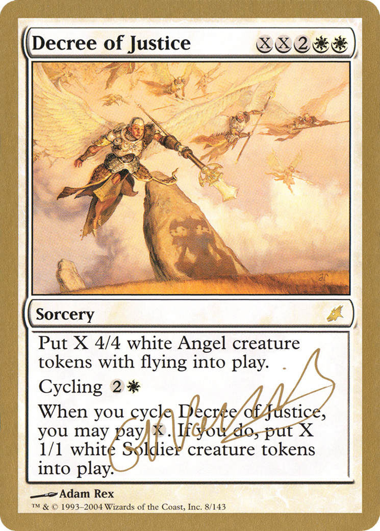 Decree of Justice (WCD-GN8) - World Championship Decks 2004