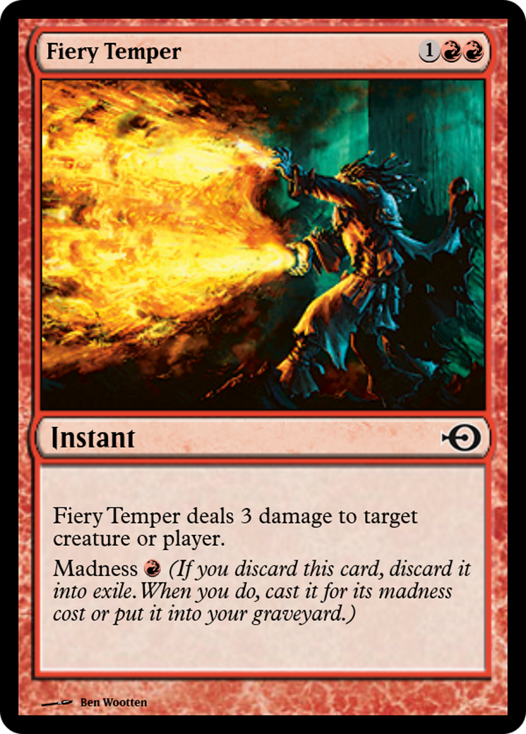 Fiery Temper (PRM-35978) - Magic Online Promos Foil