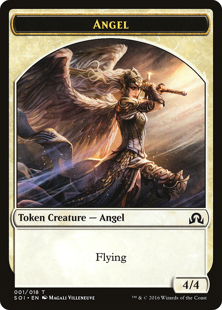 Angel (SOI-001) - Shadows over Innistrad Tokens