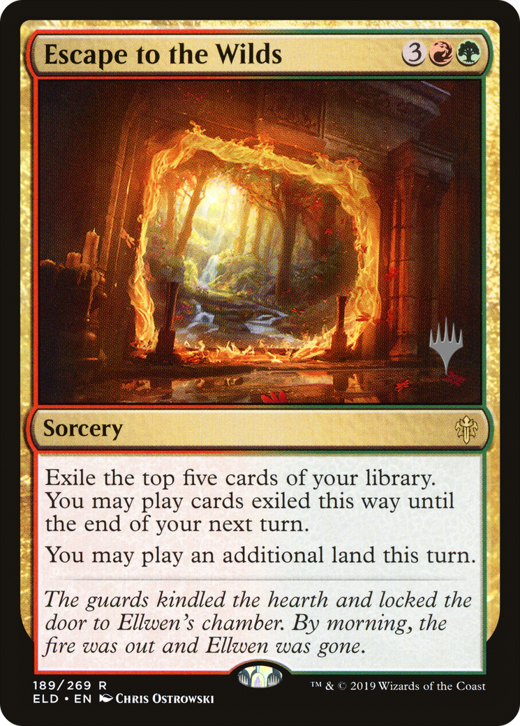 Escape to the Wilds (PPELD-189P) - Throne of Eldraine Promos Foil