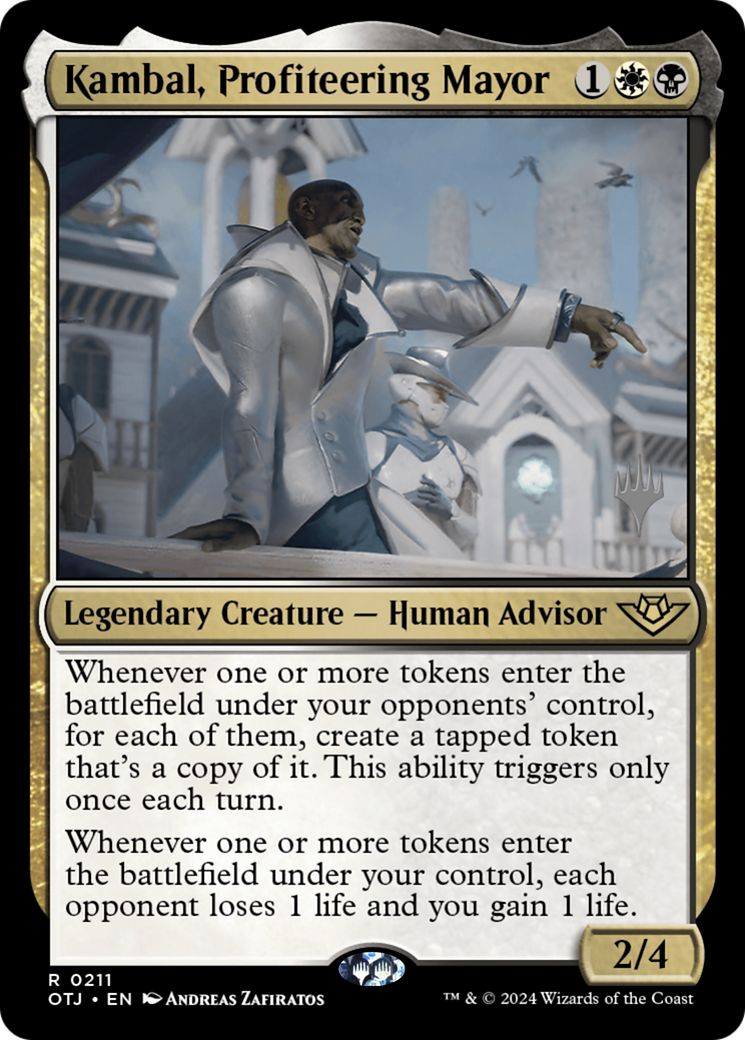Kambal, Profiteering Mayor (PPOTJ-211P) - Outlaws of Thunder Junction Promos