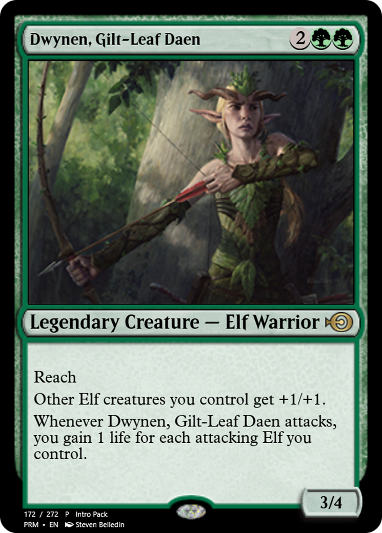 Dwynen, Gilt-Leaf Daen (PRM-57600) - Magic Online Promos Foil