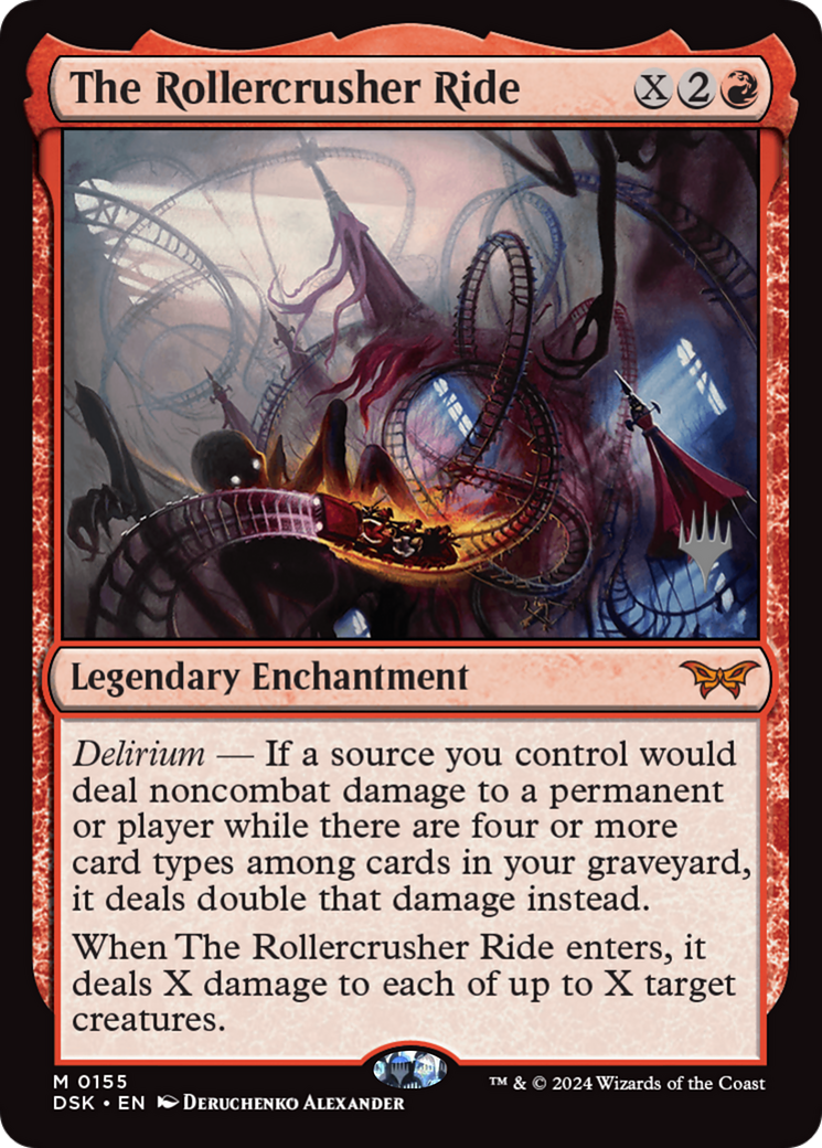 The Rollercrusher Ride (PPDSK-155P) - Duskmourn: House of Horror Promos Foil