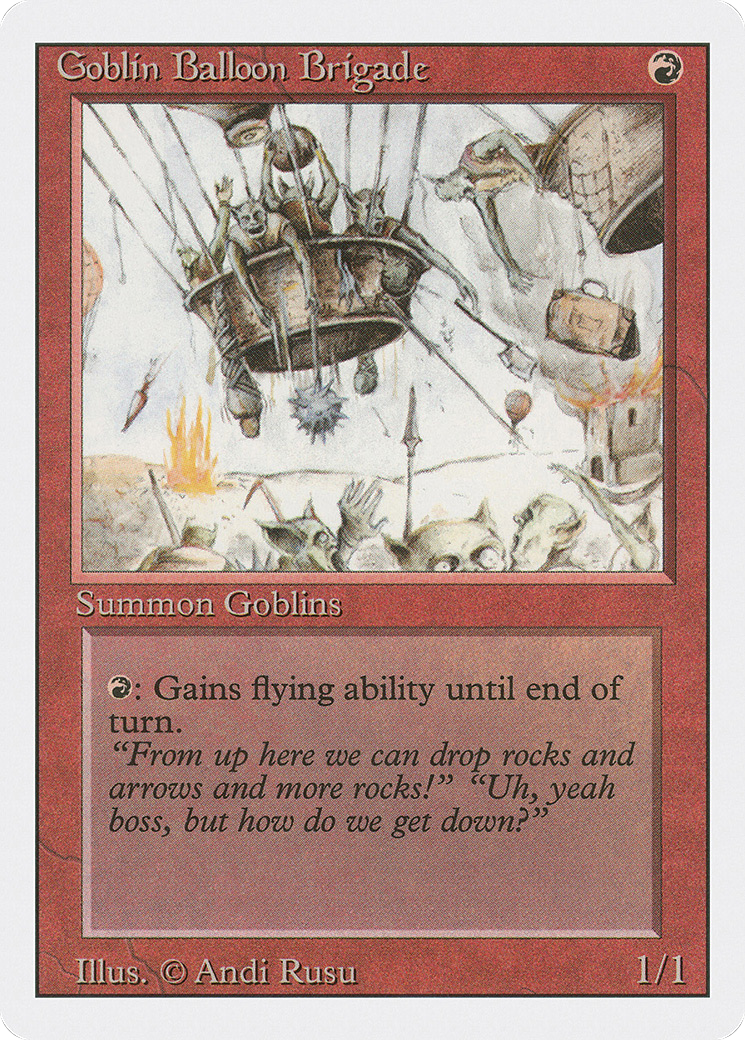 Goblin Balloon Brigade (3ED-154) - Revised Edition