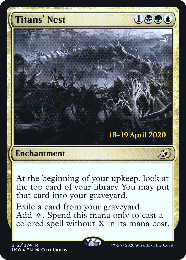 Titans' Nest (PRE-212S) - Ikoria: Lair of Behemoths Promos Foil