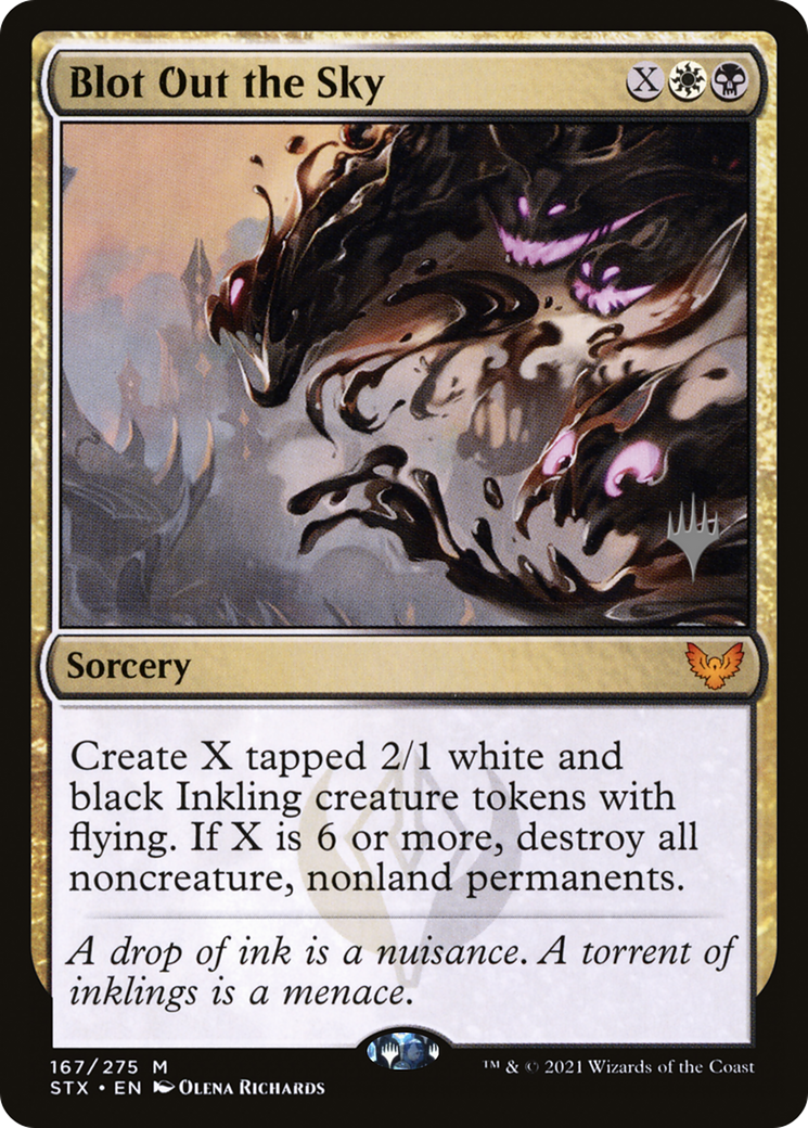 Blot Out the Sky (PPSTX-167P) - Strixhaven: School of Mages Promos Foil