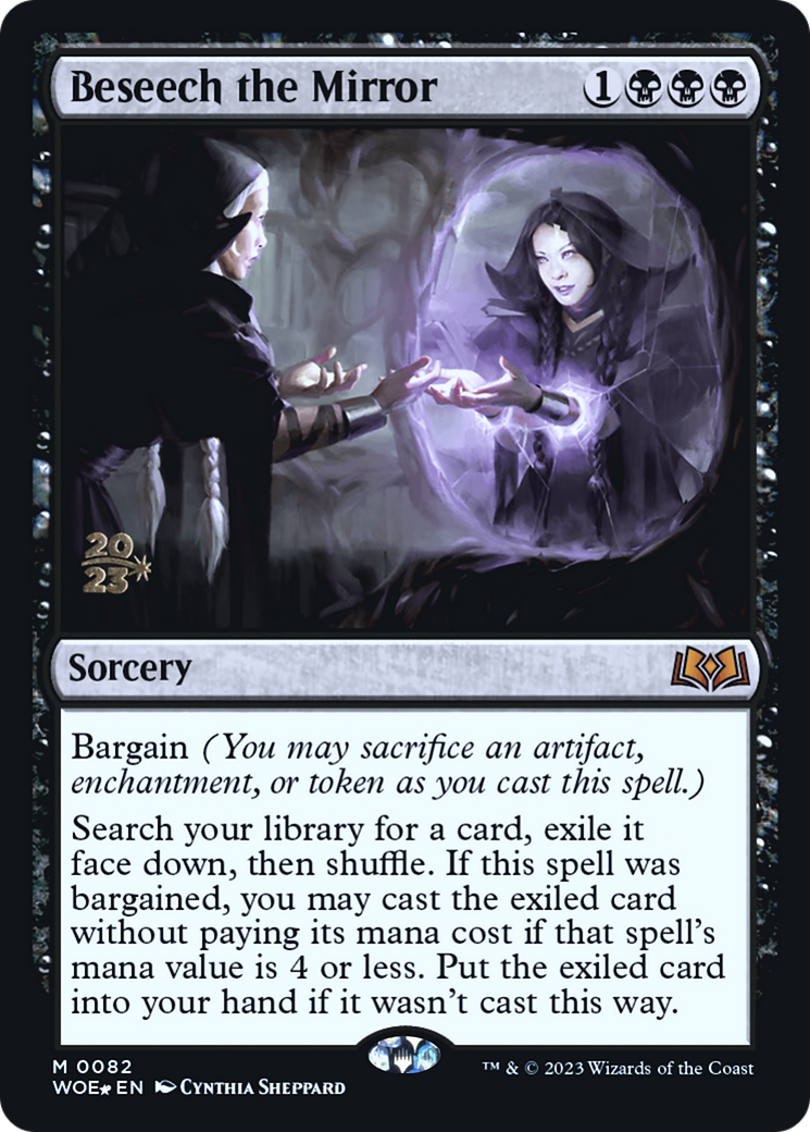 Beseech the Mirror (PRE-82S) - Wilds of Eldraine Promos Foil