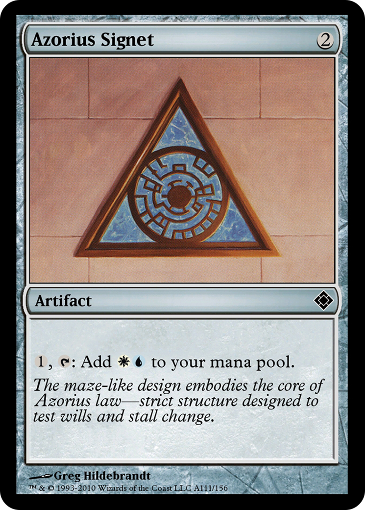 Azorius Signet (TD0-A111) - Magic Online Theme Decks