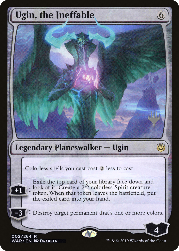 Ugin, the Ineffable (PPELD-02P) - War of the Spark Promos Foil
