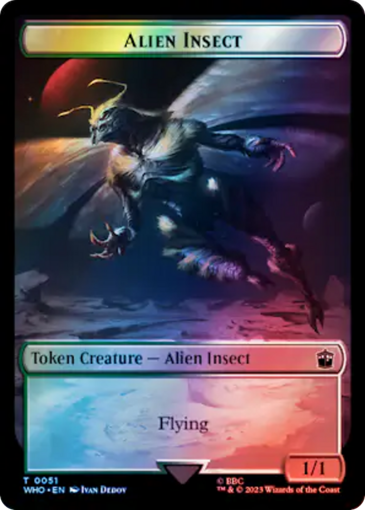 Alien Insect (TWHO-051) - Doctor Who Tokens Foil
