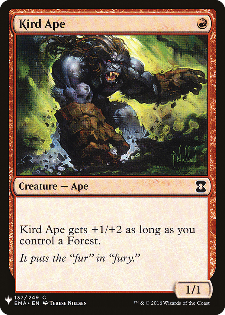 Kird Ape (LIST-EMA-137) - The List