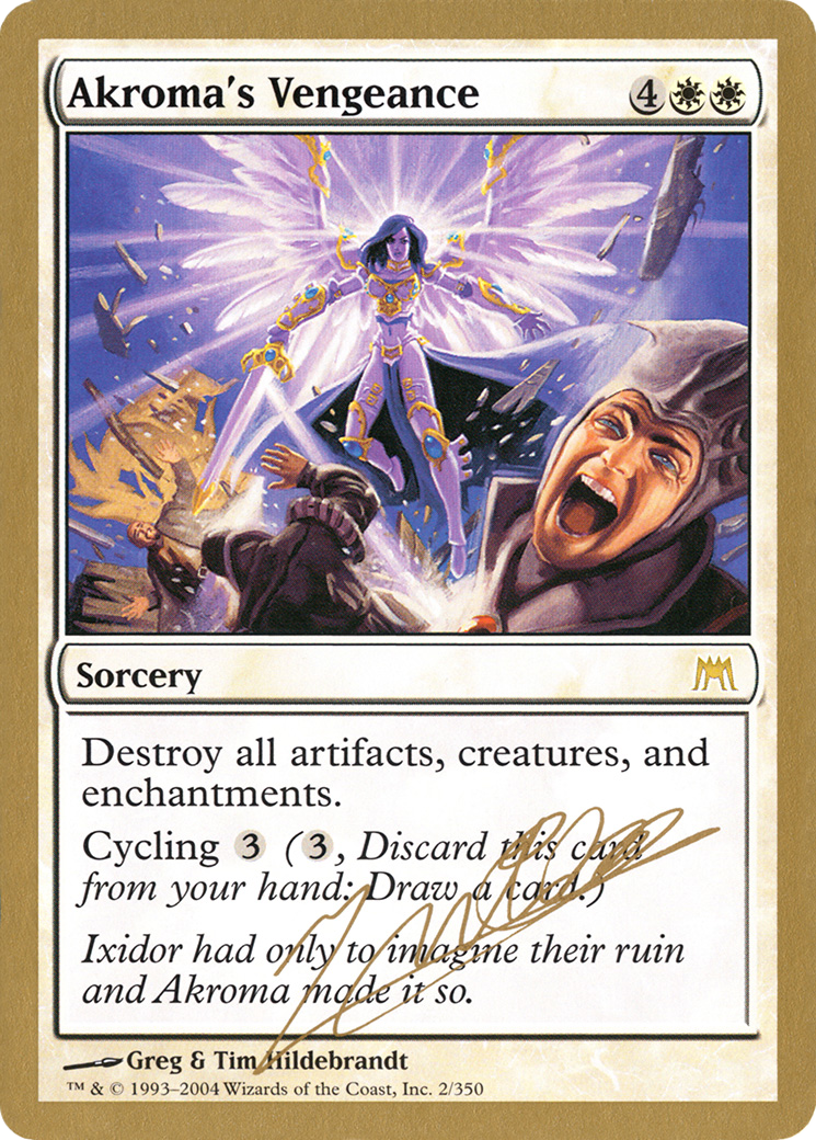 Akroma's Vengeance (WCD-JN2) - World Championship Decks 2004