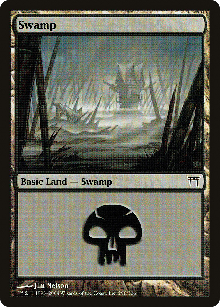 Swamp (CHK-298) - Champions of Kamigawa