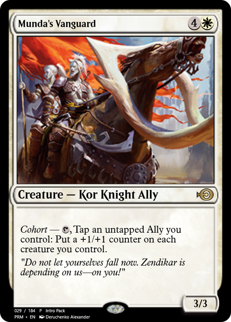 Munda's Vanguard (PRM-59659) - Magic Online Promos Foil