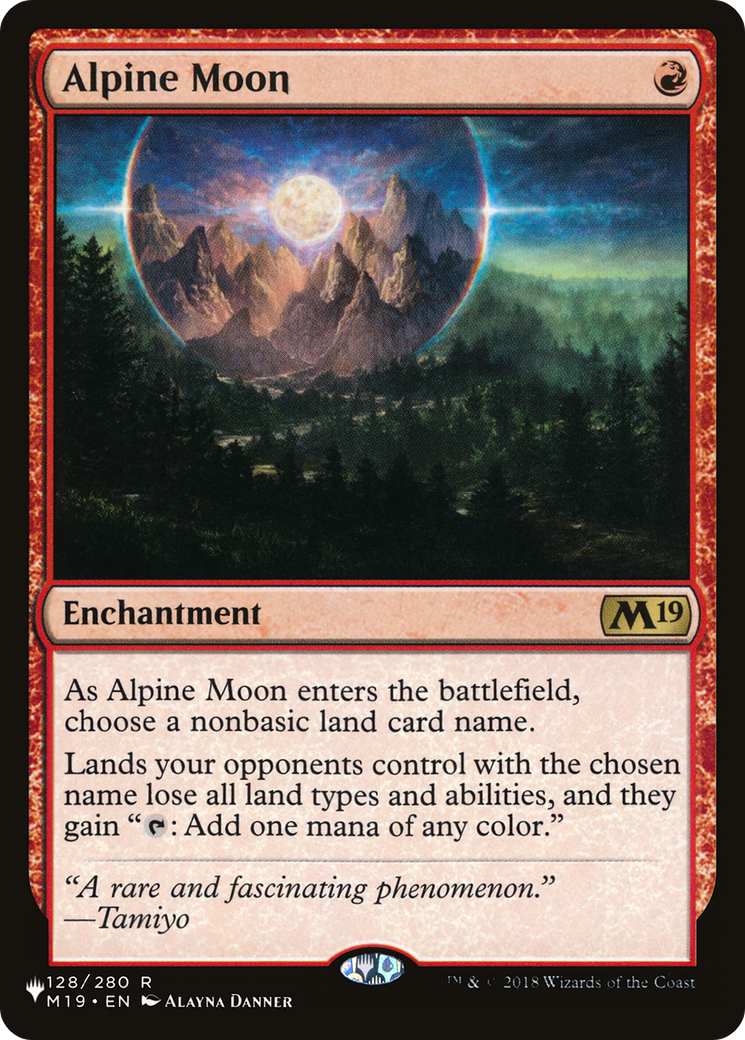 Alpine Moon (LIST-M19-128) - The List