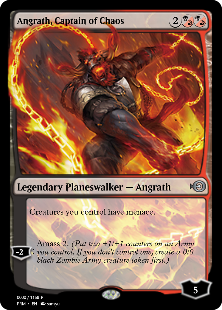 Angrath, Captain of Chaos (PRM-72237) - Magic Online Promos