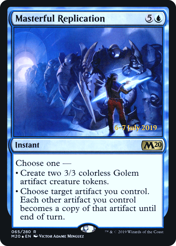Masterful Replication (PRE-65S) - Core Set 2020 Promos Foil