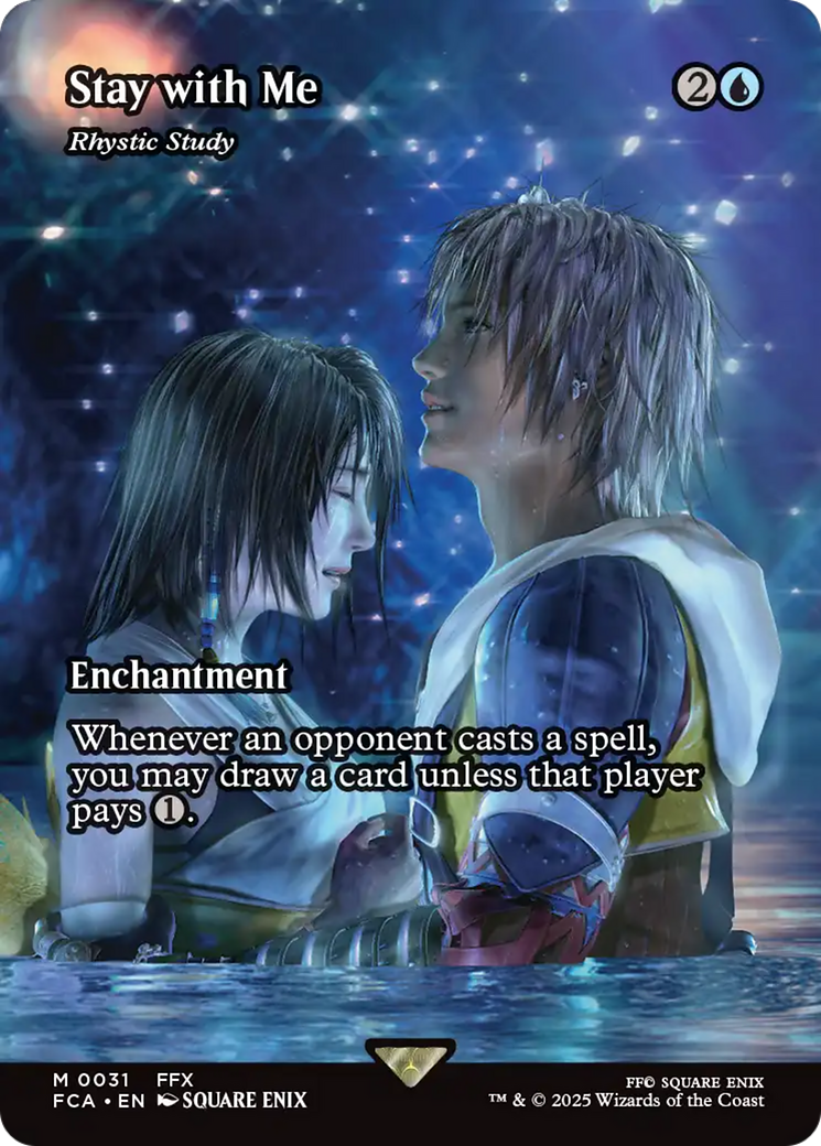 Stay with Me - Rhystic Study (Showcase) (FCA-031) - FINAL FANTASY: Through the Ages