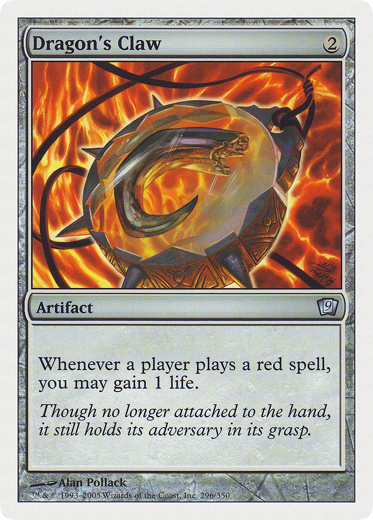 Dragon's Claw (9ED-296) - Ninth Edition