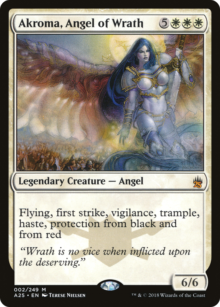 Akroma, Angel of Wrath (A25-002) - Masters 25 Foil