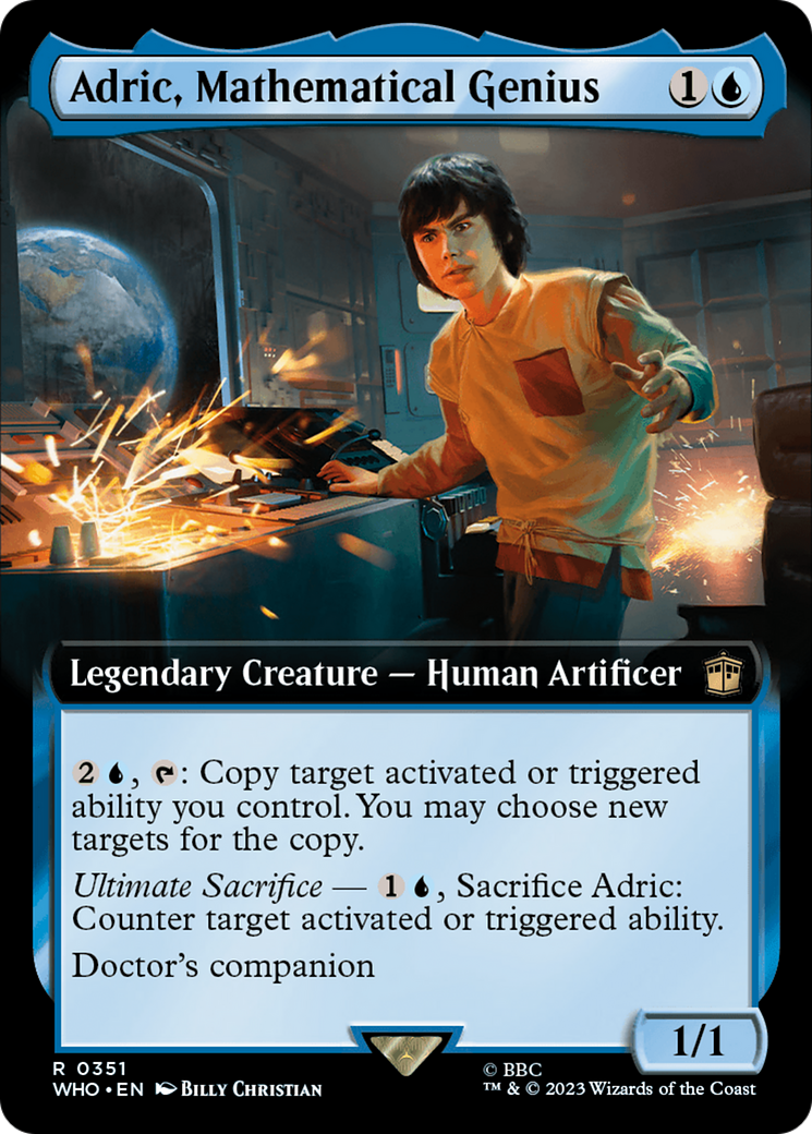 Adric, Mathematical Genius (WHO-351) - Doctor Who: (Extended Art)