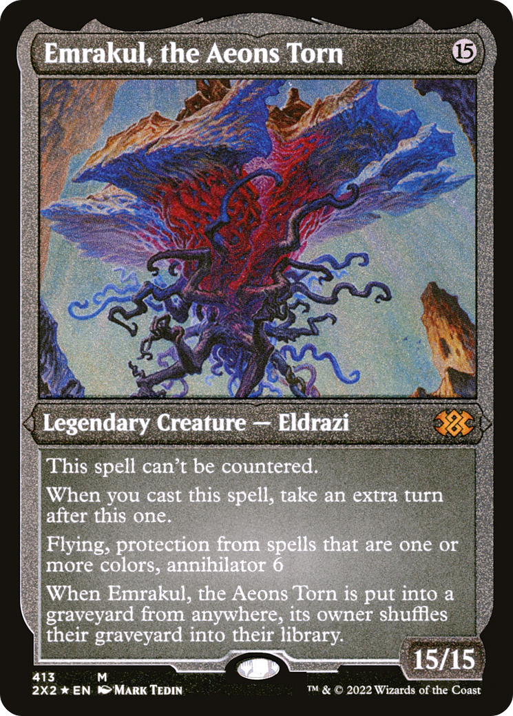 Emrakul, the Aeons Torn (2X2-413) - Double Masters 2022 Etched Foil