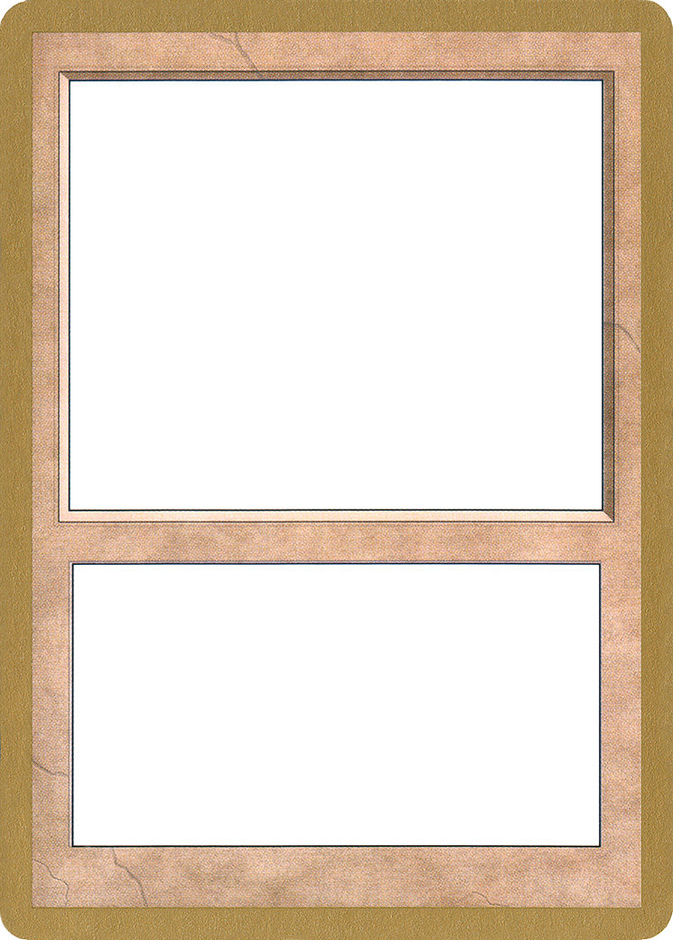 Blank Card (WCD-000) - World Championship Decks 2001