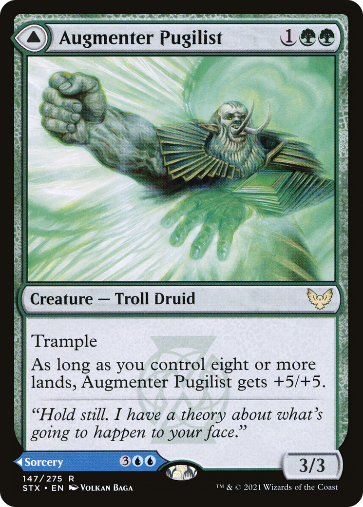 Augmenter Pugilist // Echoing Equation (STX-147) - Strixhaven: School of Mages Foil