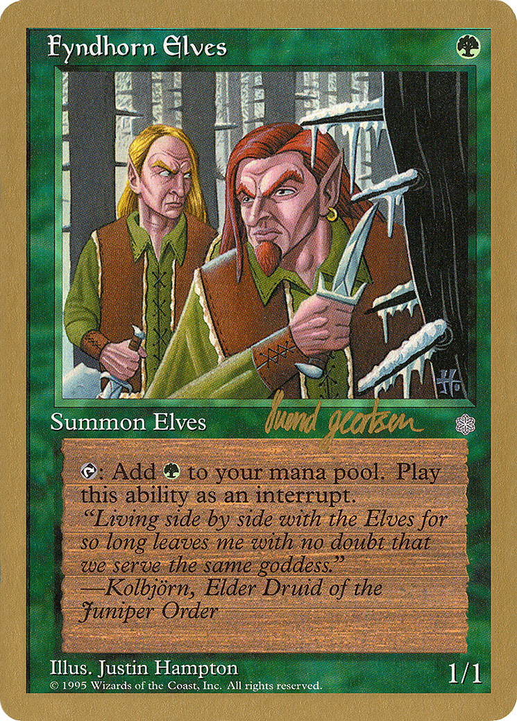 Fyndhorn Elves (WCD-SG244) - World Championship Decks 1997