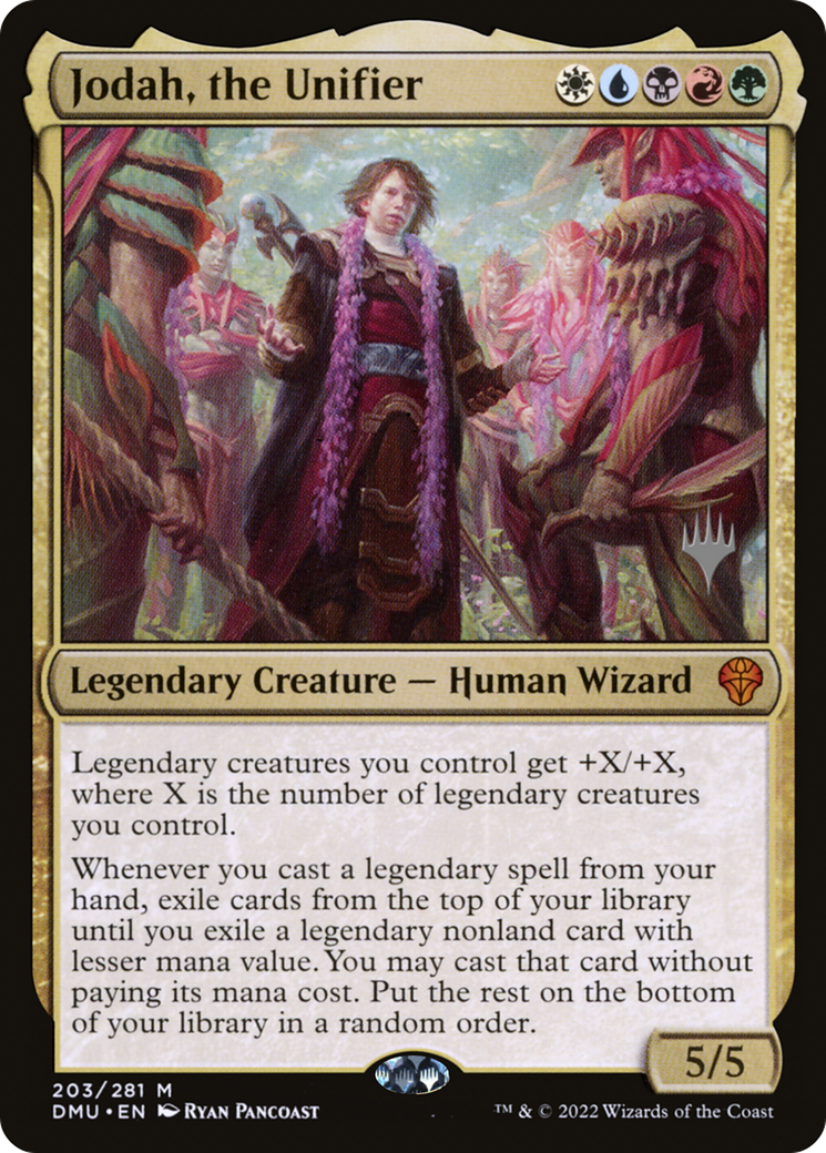Jodah, the Unifier (PPDMU-203P) - Dominaria United Promos