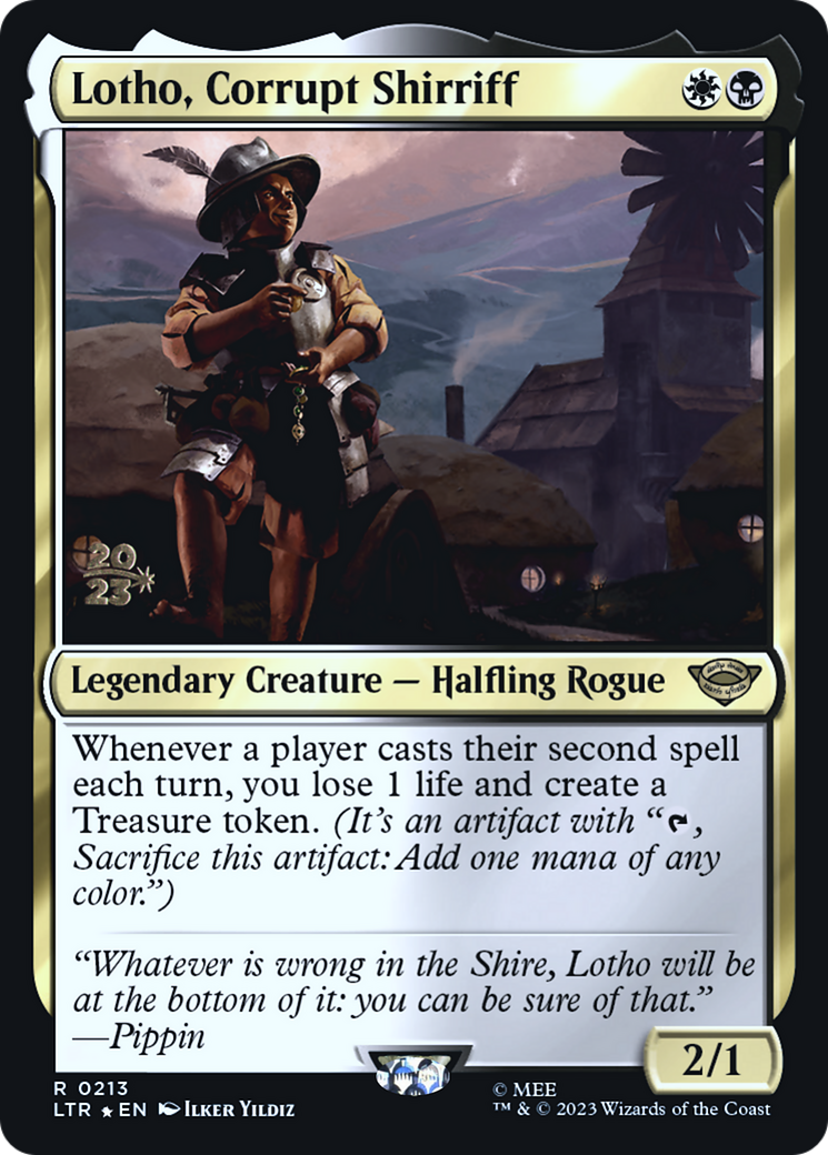 Lotho, Corrupt Shirriff (PRE-213S) - Tales of Middle-earth Promos Foil