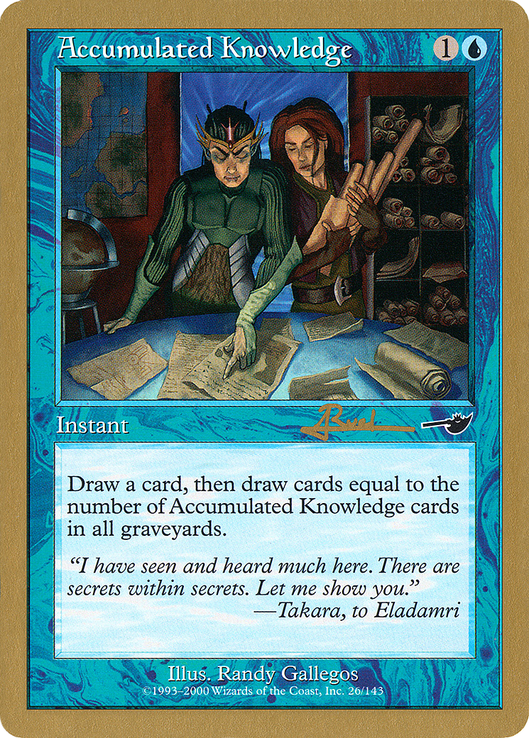Accumulated Knowledge (WCD-AR26) - World Championship Decks 2001