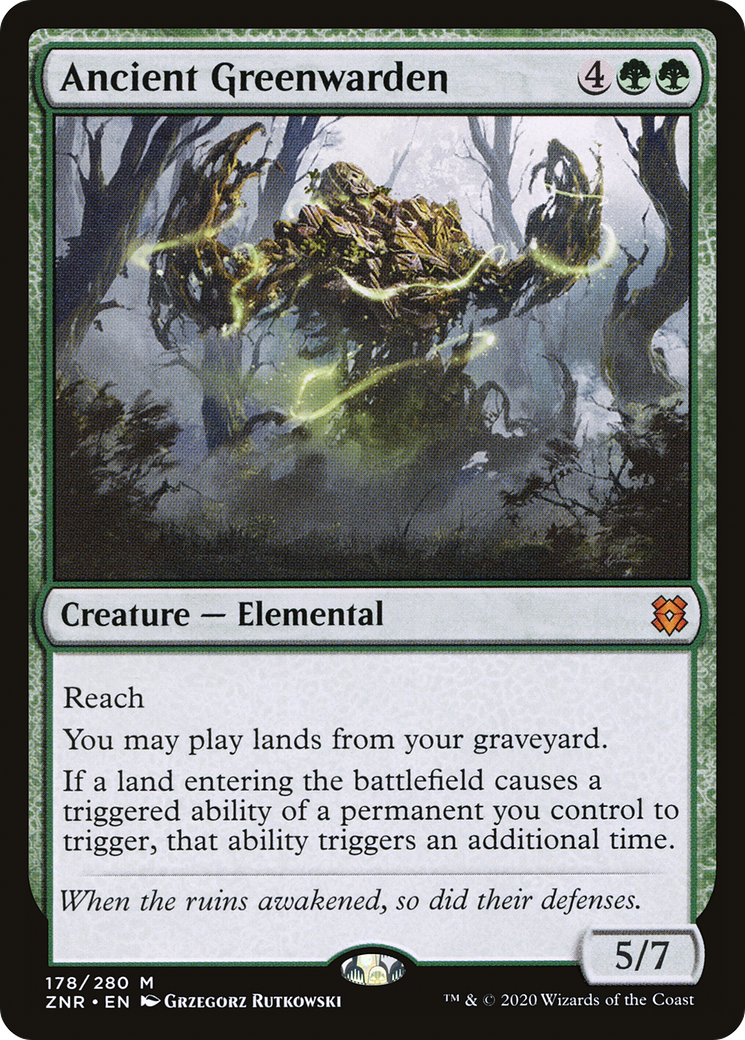 Ancient Greenwarden (ZNR-178) - Zendikar Rising