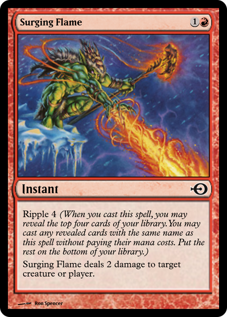 Surging Flame (PRM-35178) - Magic Online Promos Foil
