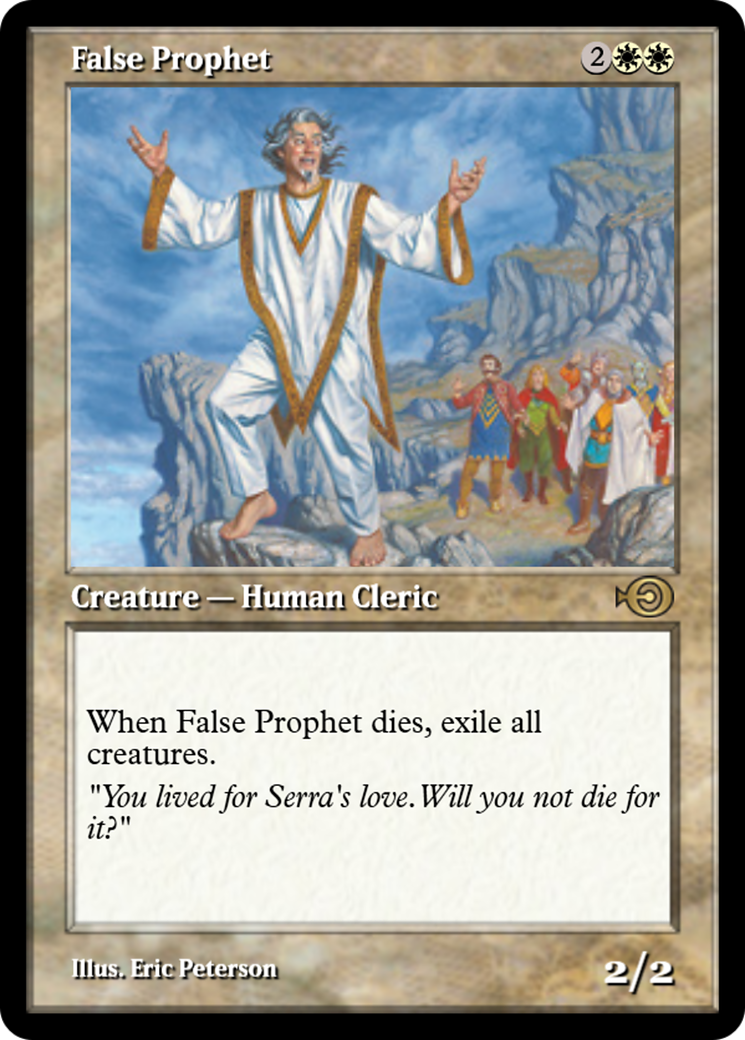False Prophet (PRM-32200) - Magic Online Promos Foil