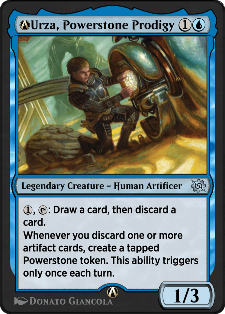 A-Urza, Powerstone Prodigy (BRO-A-69) - The Brothers' War
