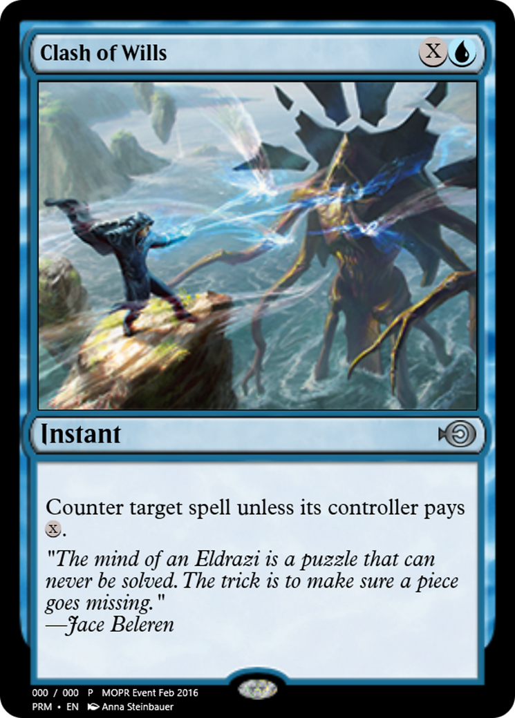 Clash of Wills (PRM-59671) - Magic Online Promos Foil