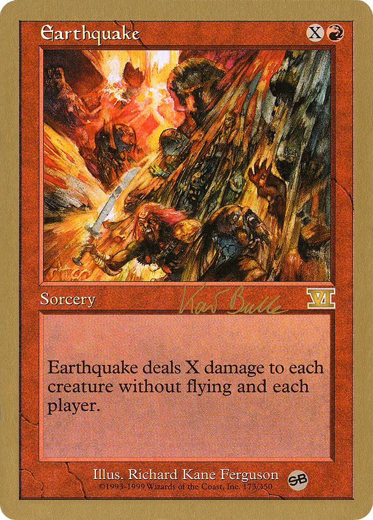 Earthquake (WCD-KB173SB) - World Championship Decks 1999