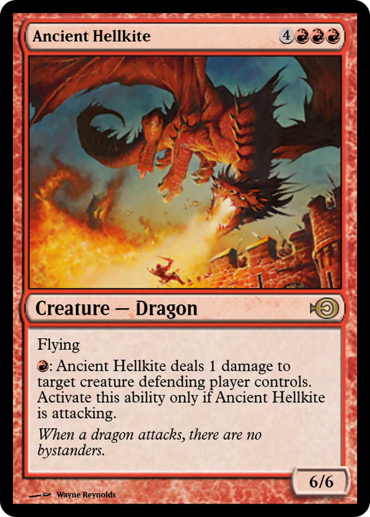 Ancient Hellkite (PRM-37594) - Magic Online Promos Foil