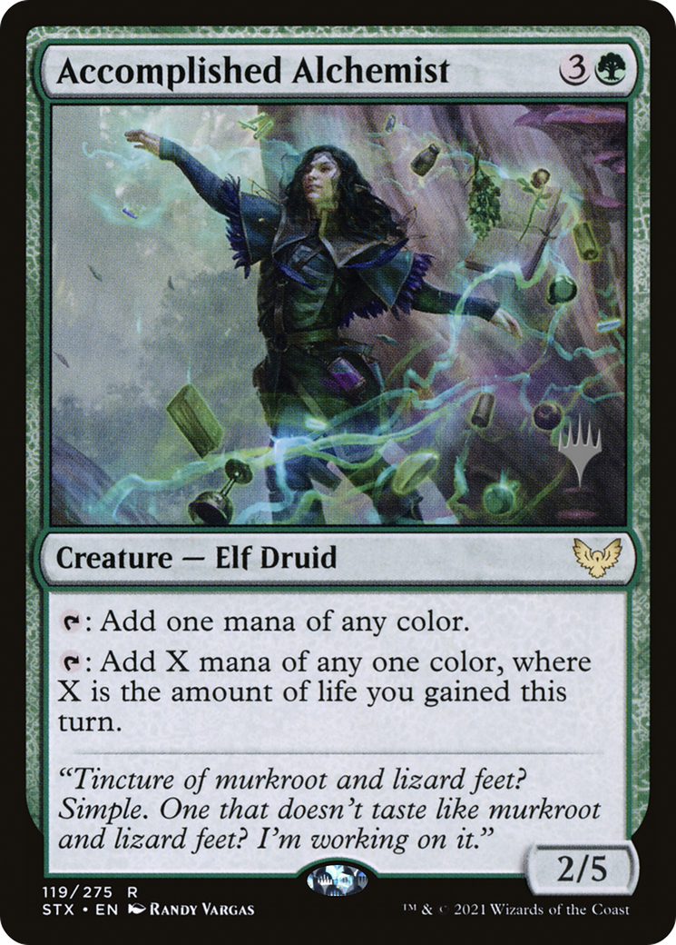 Accomplished Alchemist (PPSTX-119P) - Strixhaven: School of Mages Promos