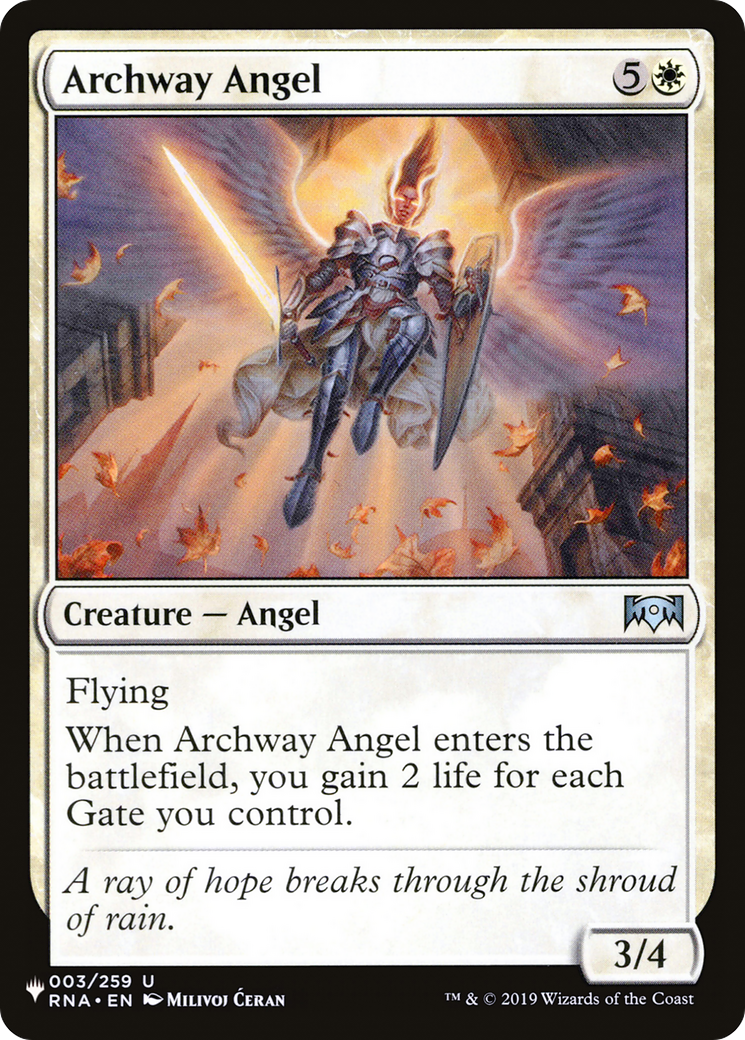 Archway Angel (LIST-RNA-3) - The List