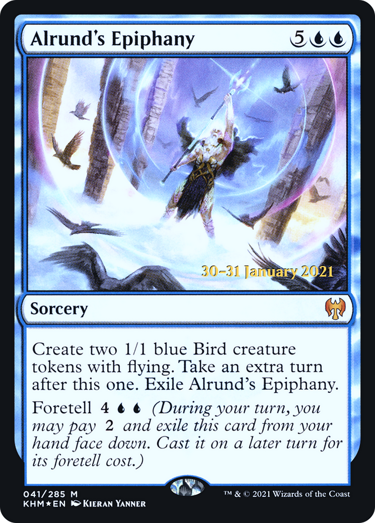 Alrund's Epiphany (PRE-41S) - Kaldheim Promos Foil