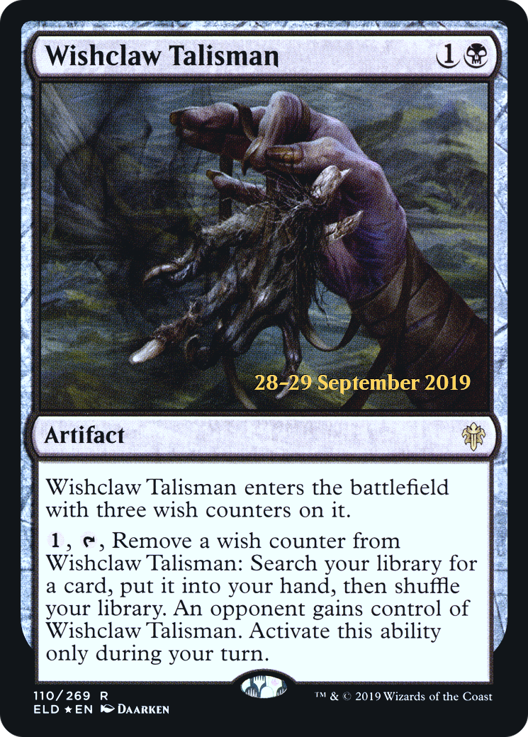 Wishclaw Talisman (PRE-110S) - Throne of Eldraine Promos Foil
