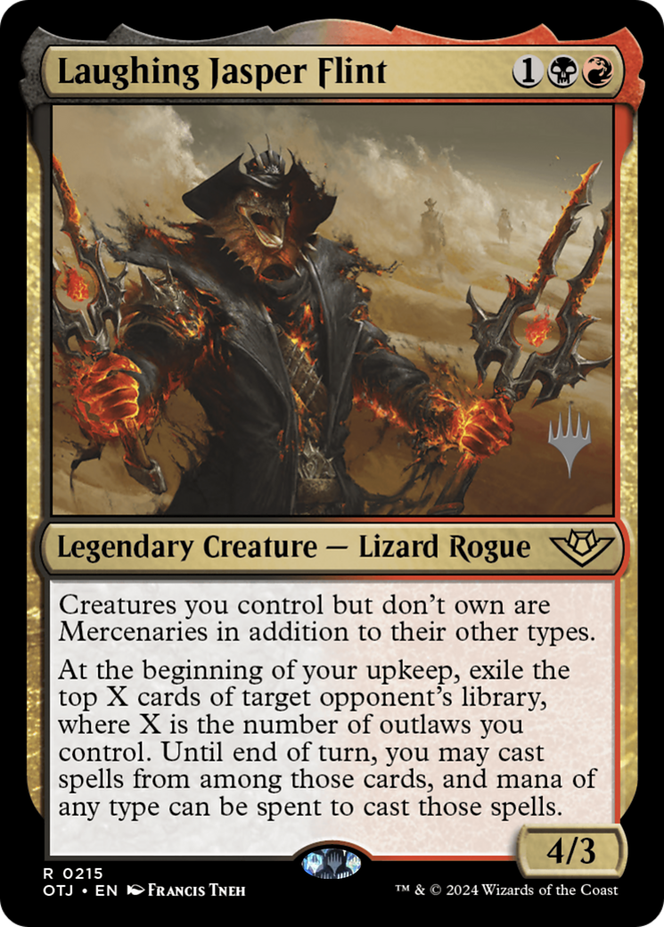 Laughing Jasper Flint (PPOTJ-215P) - Outlaws of Thunder Junction Promos