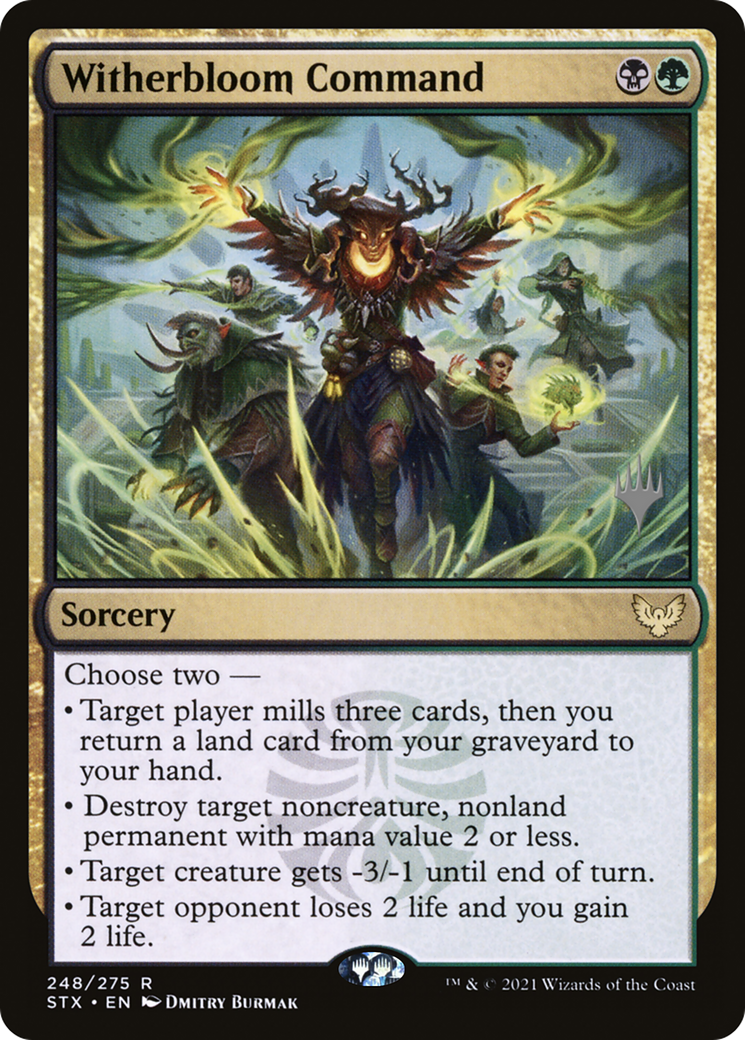 Witherbloom Command (PPSTX-248P) - Strixhaven: School of Mages Promos