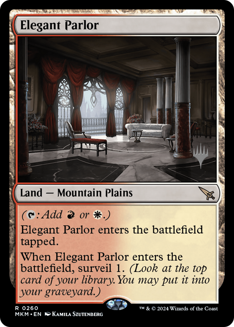 Elegant Parlor (PPMKM-260P) - Murders at Karlov Manor Promos