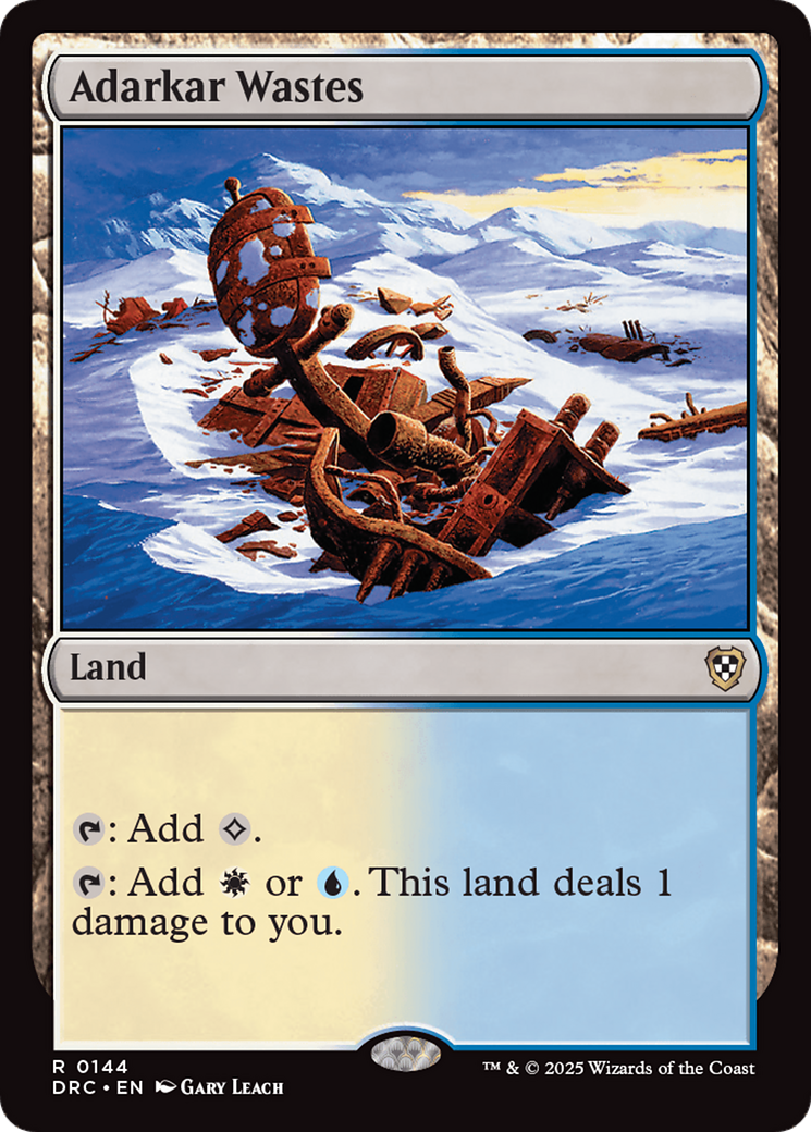 Adarkar Wastes (DRC-144) - Commander: Aetherdrift Foil