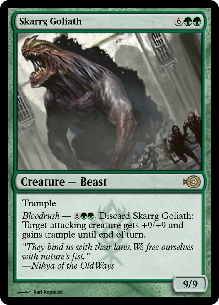 Skarrg Goliath (PRM-47989) - Magic Online Promos Foil