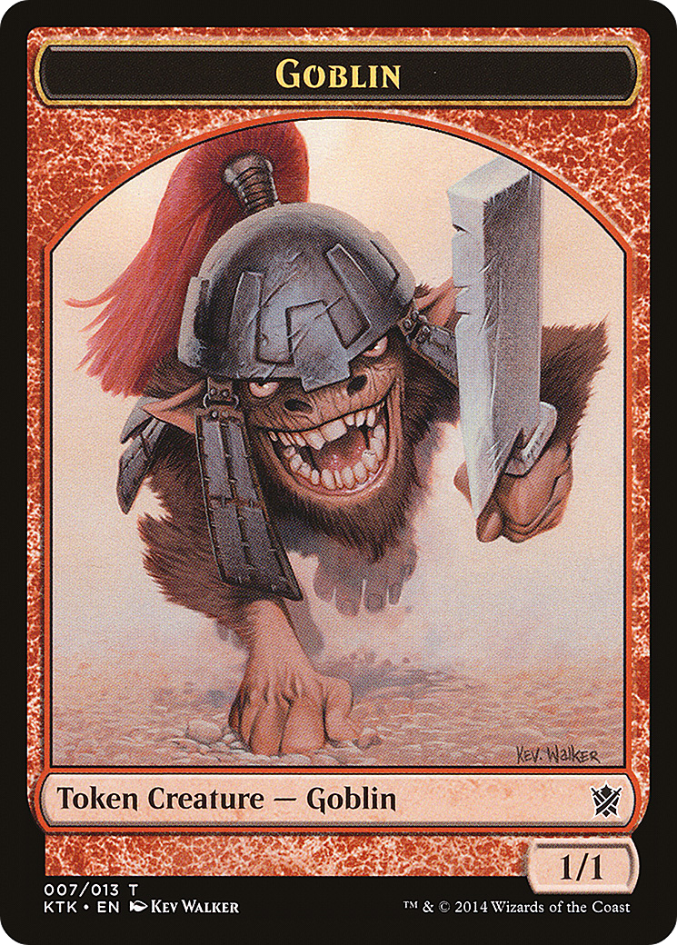 Goblin (KTK-007) - Khans of Tarkir Tokens
