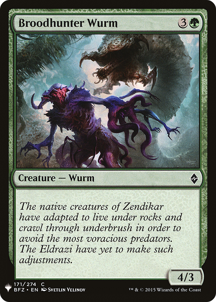 Broodhunter Wurm (LIST-BFZ-171) - The List